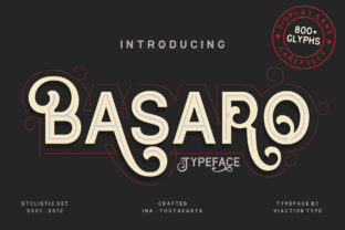 Basaro: A Timeless All-Caps Display Font for Branding Projects
