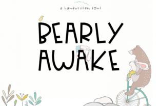 Bearly Awake Font: Whimsical Design for Editorial Projects
