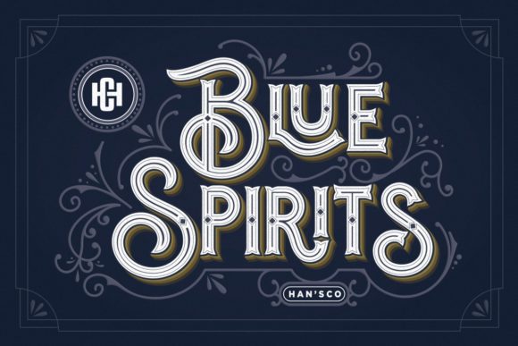 Blue Spirits: A Vintage Display Font That Shaped My Latest Web Project