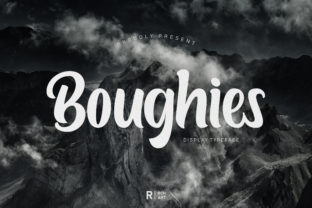 Boughies: A Bold Display Font That Works in Modern Web Design