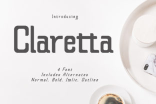 Claretta Family: A Modern Typeface for Bold Design