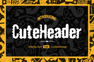 Cute Header: A Fun, Elegant Script Font