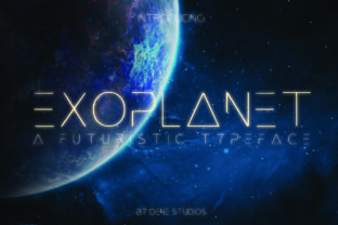 Exoplanet: A Display Font Built for Digital Storytelling