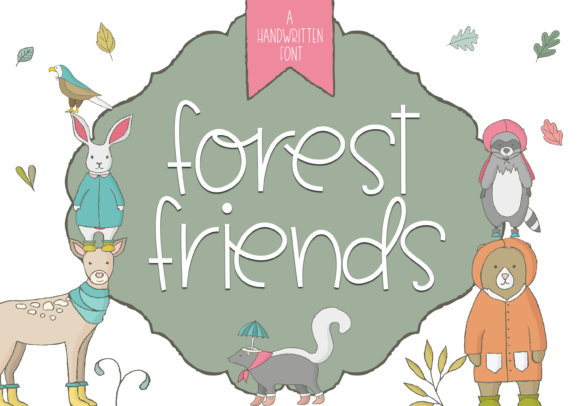 Forest Friends: A Whimsical Handwritten Font for Handmade Products