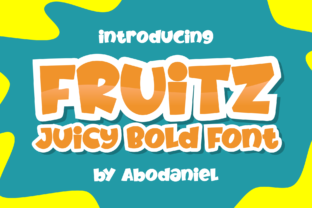 Fruitz Is the Bold Display Font Your Handmade Shop Needs