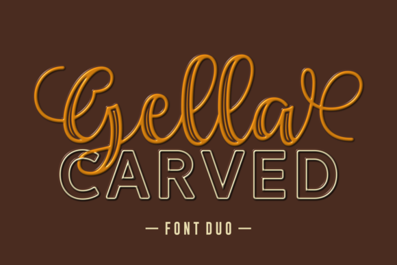 Gella Carved Duo Brings Editorial Warmth to Modern Publishing