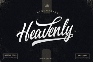 Heavenly: A Script Font for Elegant Design