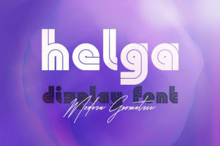 Helga: A Geometric Display Font for Modern Campaigns