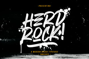 Herdrock: A Bold Display Font for Digital Marketing