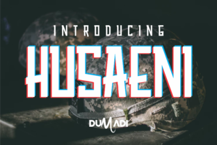 Husaeni: A Modern Font for Creative Expression