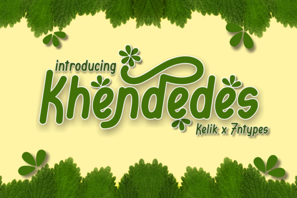 Khendedes: A Bold Display Font for Designers