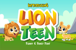 Lion Teen Font for Creative Projects