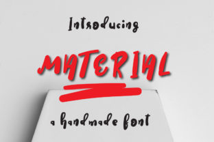 Material: A Bold Display Font