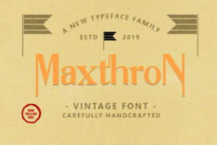 Maxthron Family: A Bold Display Typeface