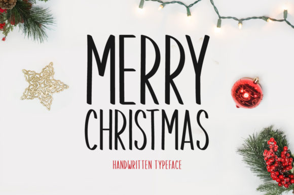 Merry Christmas Font: Holiday Typography for Handmade Sellers