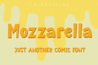 Mozzarella: A Bold Comic Font for Creative Projects
