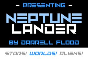 Neptune Lander: A Futuristic Font for Bold Campaigns