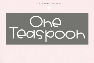One Teaspoon: A Bold Display Font