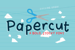 Papercut: A Bold Display Font
