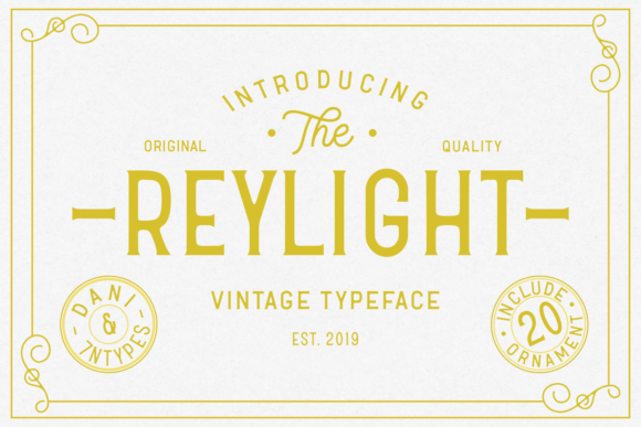 Reylight: A Clean Display Font for Web Design