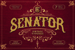 Senator: A Vintage Display Font