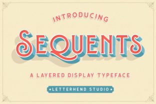 Sequents: A Layered Display Typeface for Editorial Impact