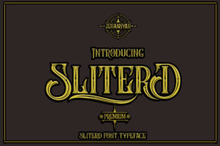SliterD: A Bold Display Font