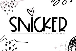 Snicker: A Charming Display Font