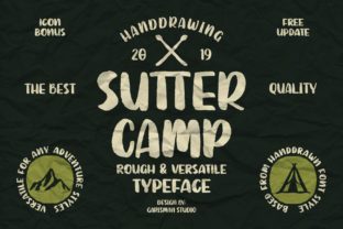 Sutter Camp: A Display Typeface for Handmade Stories