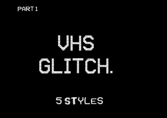 Testing VHS Glitch Family in a Real Web Layout