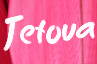 Tetova: A Bold Display Font for Craft Creators