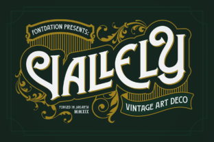 Vallely: A Display Font That Brings Art Deco Charm to Web Design