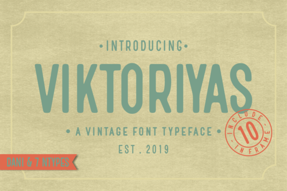 Viktoriyas: A Bold Display Font