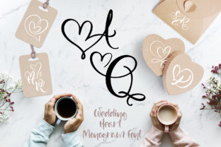 Wedding Heart Font for Elegant Branding
